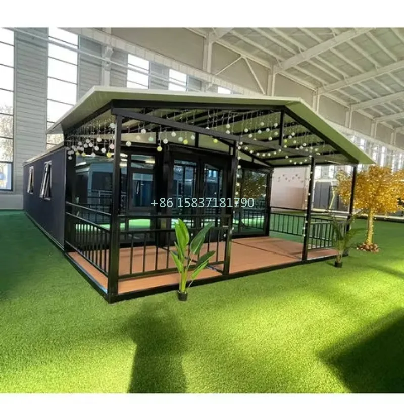 Luxury Modern Container House 20ft 40ft Movable Expandable Foldable Container House Prefab Villas Mobile Tiny Home Container