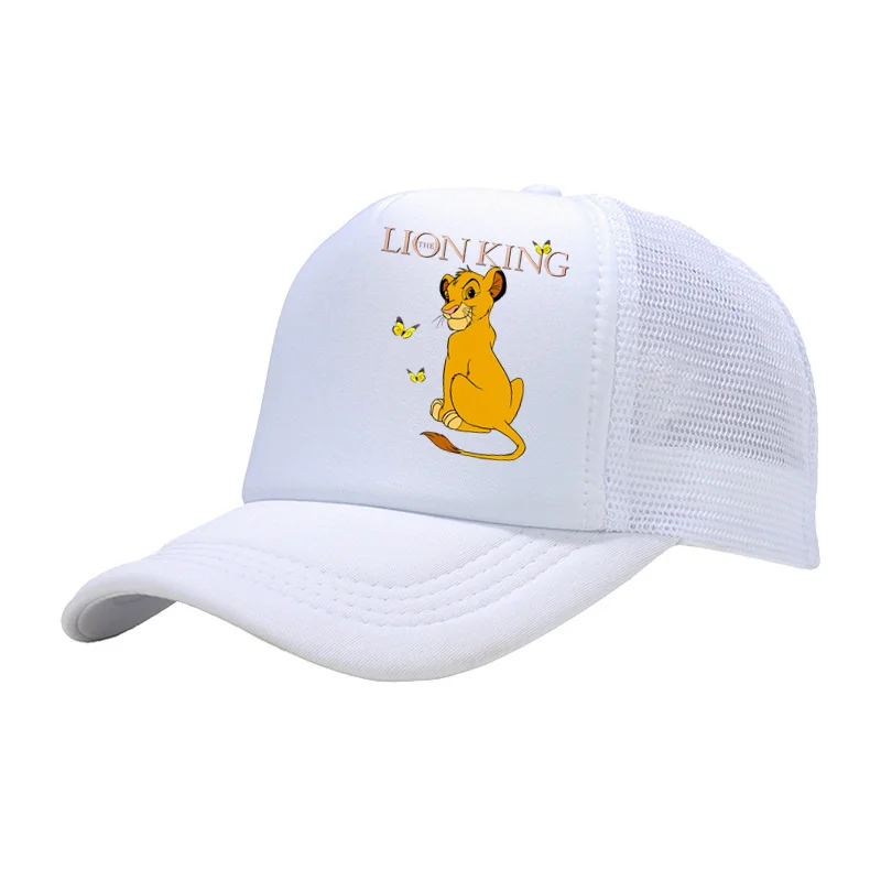 The Lion King Simba Baseball Cap Disney Cap Sun Hat Girls Boys Children Baseball Cap Kids Summer Sunshade Hat Figures Toy Gifts