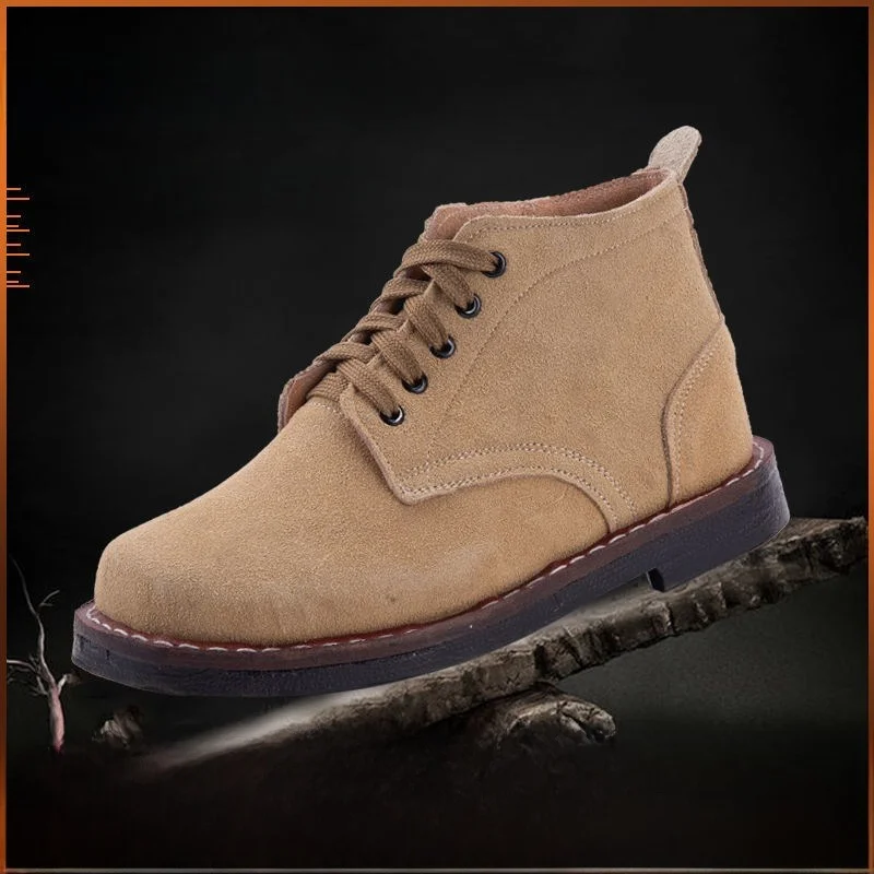 

Men's Work oes Leather Tire Bot Anti-slip Se oes High Temperature Resistant Welding oes Wear-resistant Comfortable