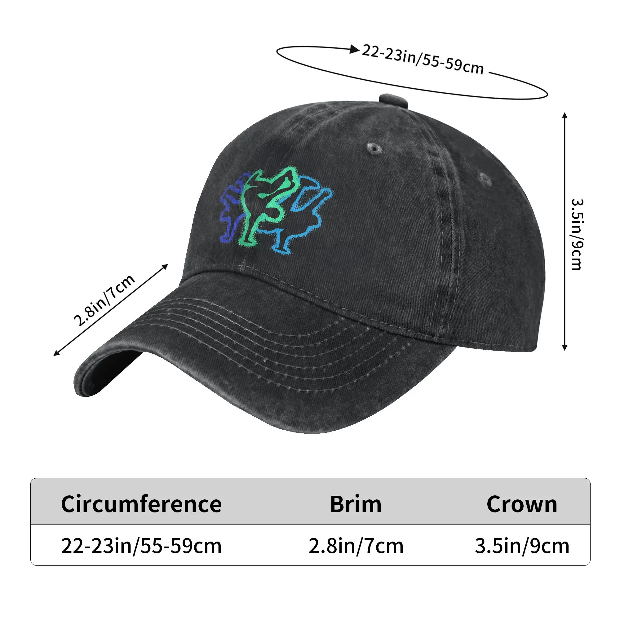 Baseball Cap Breakdance Dance Silhouettes Summer Casual Hip Hop Hats  Men Women Design Running Hippie Sun-Proof Baseball Caps