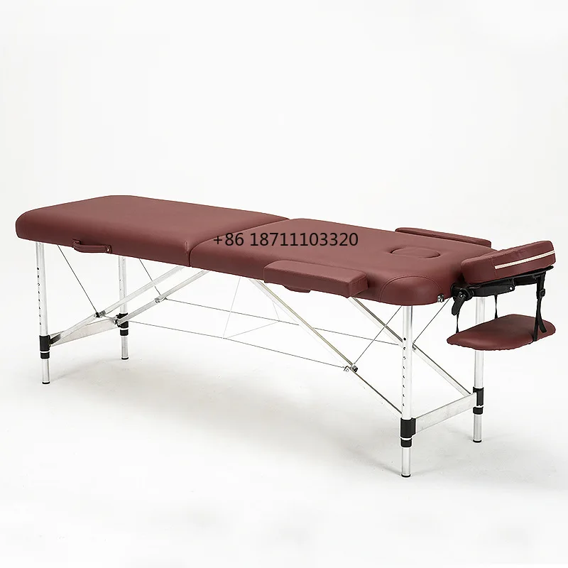 High Quality Foldable Aluminum Alloy Massage Table Modern Design Portable Spa & Beauty Salon Bed New Product Hotels Massagers