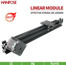 NEW Openbuilds HPV2 Mini V linear actuator Effective travel 100-350mm Linear module NEMA17 stepper motor for cnc 3D printer