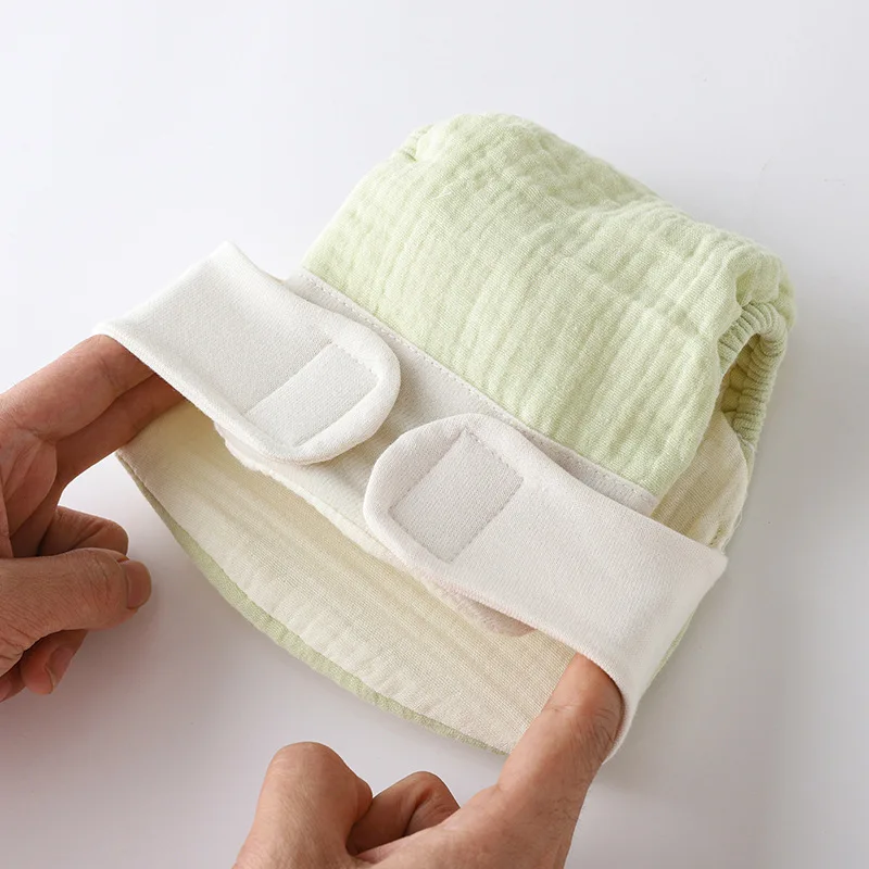 New Patchwork Color Cotton Baby Reusable Taped Diaper Baby Training Pants Infant Shorts Nappies Panties Changing Underwear Cloth