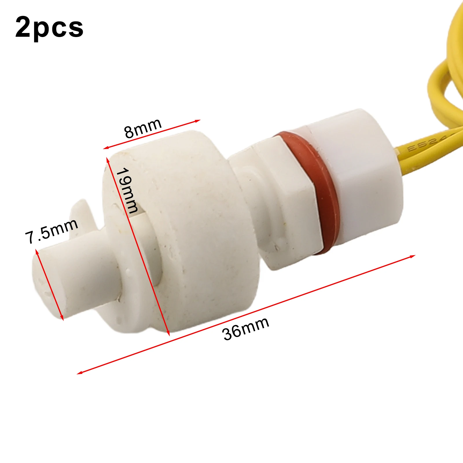 Float Switch For Fish Tank 7.5mm Thread Dia Mini Water Level Sensor Control Prevents Overflow Wide Application Range