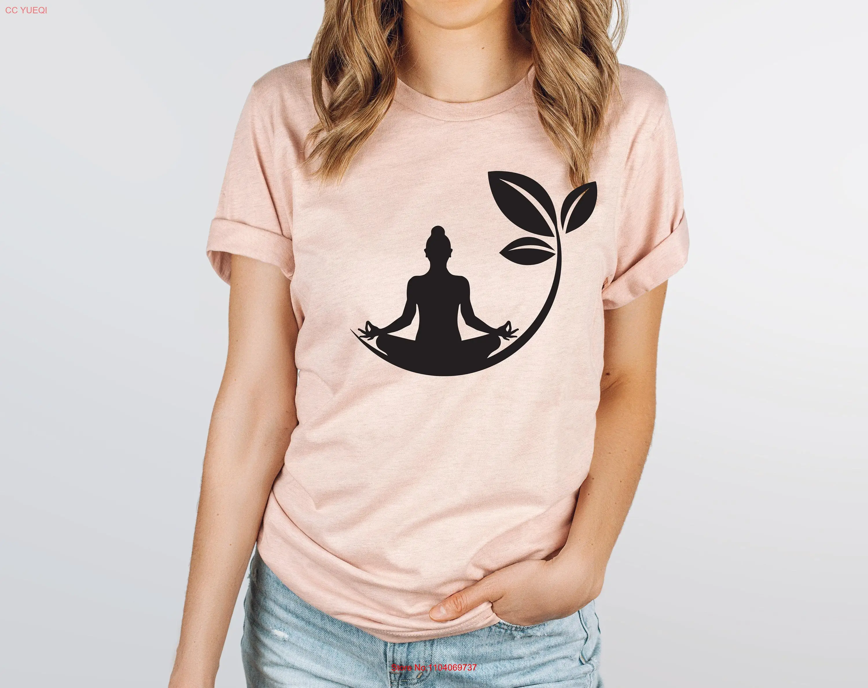 Buddha T Shirt Namaste Yoga Motivation Meditation Buddhist Prayer Religious long or short sleeves