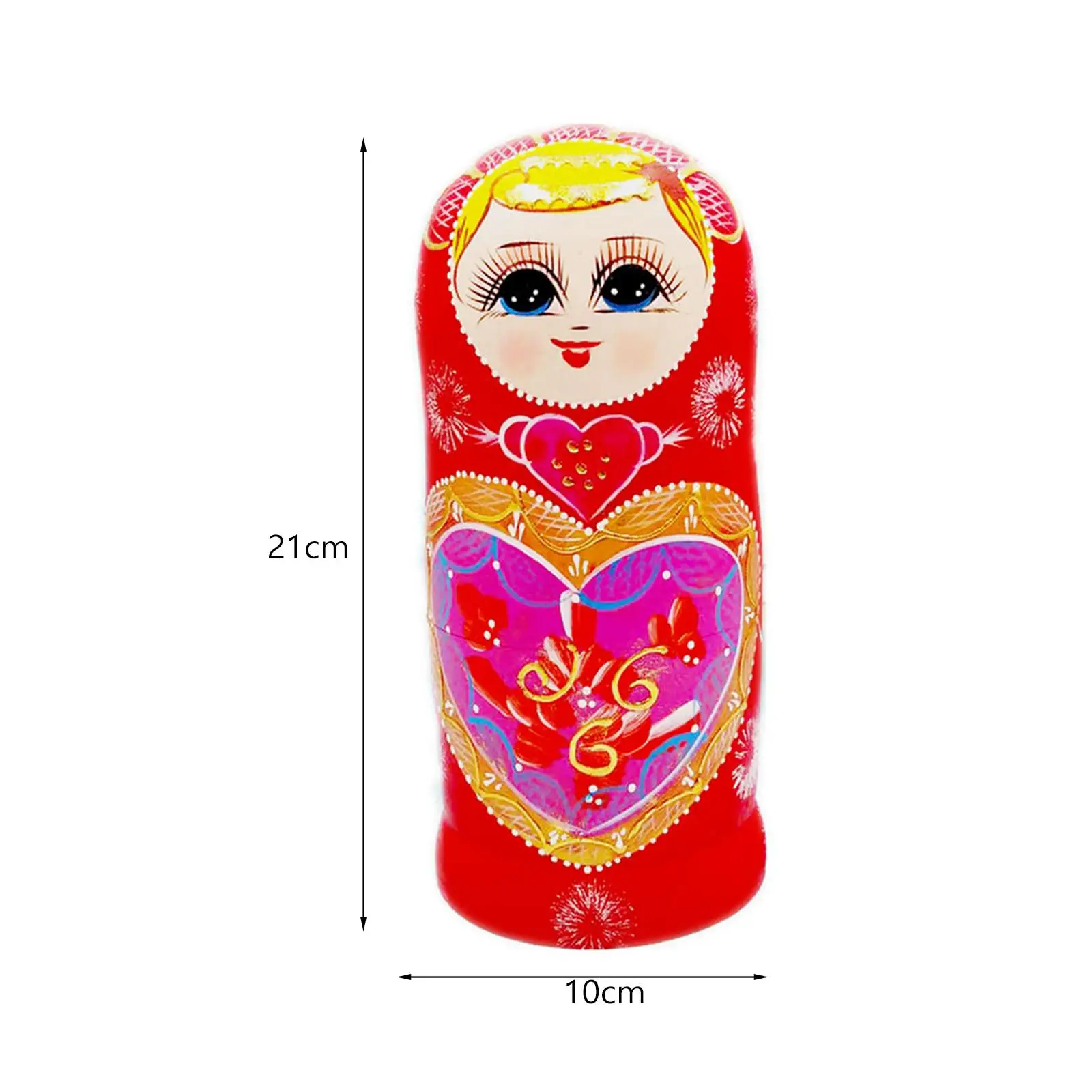 دمية خشبية متداخلة ماتريوشكا ، متمنيا هدية ، تزيين لعبة ، 10 من Matryoshka