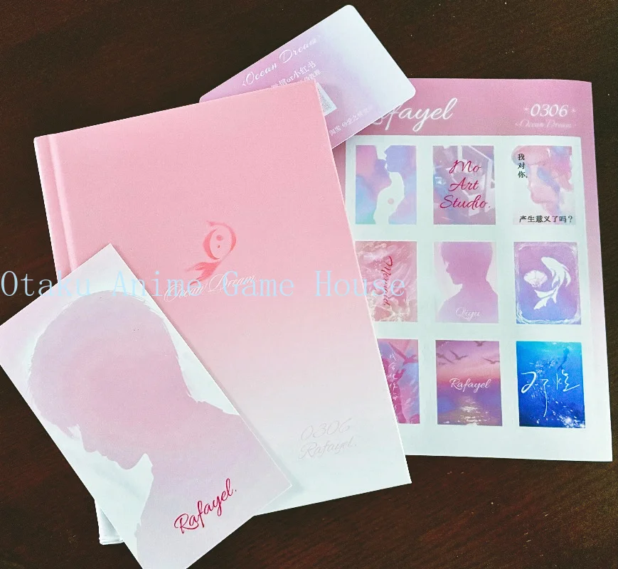 Love and Deepsapce Rafayel Anime Original Character Collection Book Hardcover Journal Merch Notebook Fan Birthday Gift Xmas