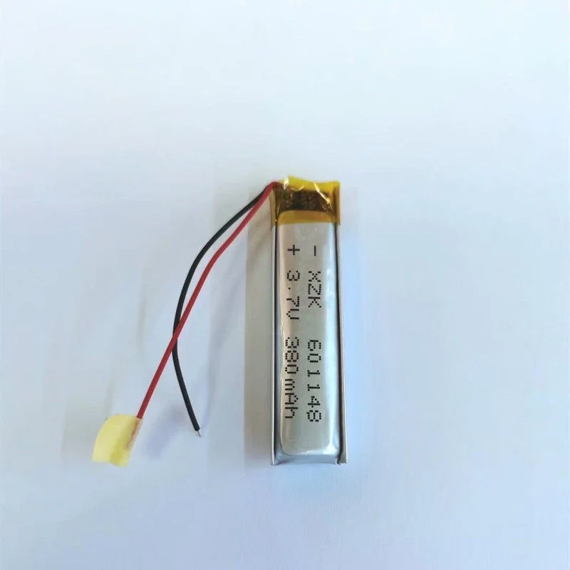 For 601148X Universal 601248 601250 Voice Recorder Bluetooth Headset 380mAh 3.7V Lithium Battery