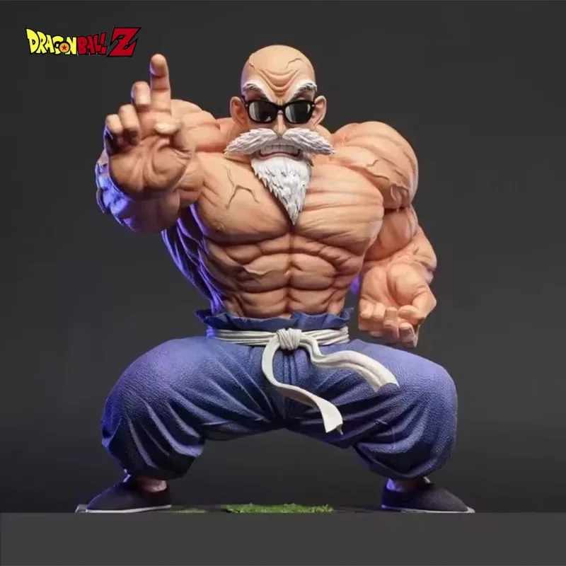 9 см Dragon Ball Master Roshi Аниме Фигурка Muscle Series Q Версия ПВХ Статуя Фигурка Модель Детские Куклы Рождественские Подарки
