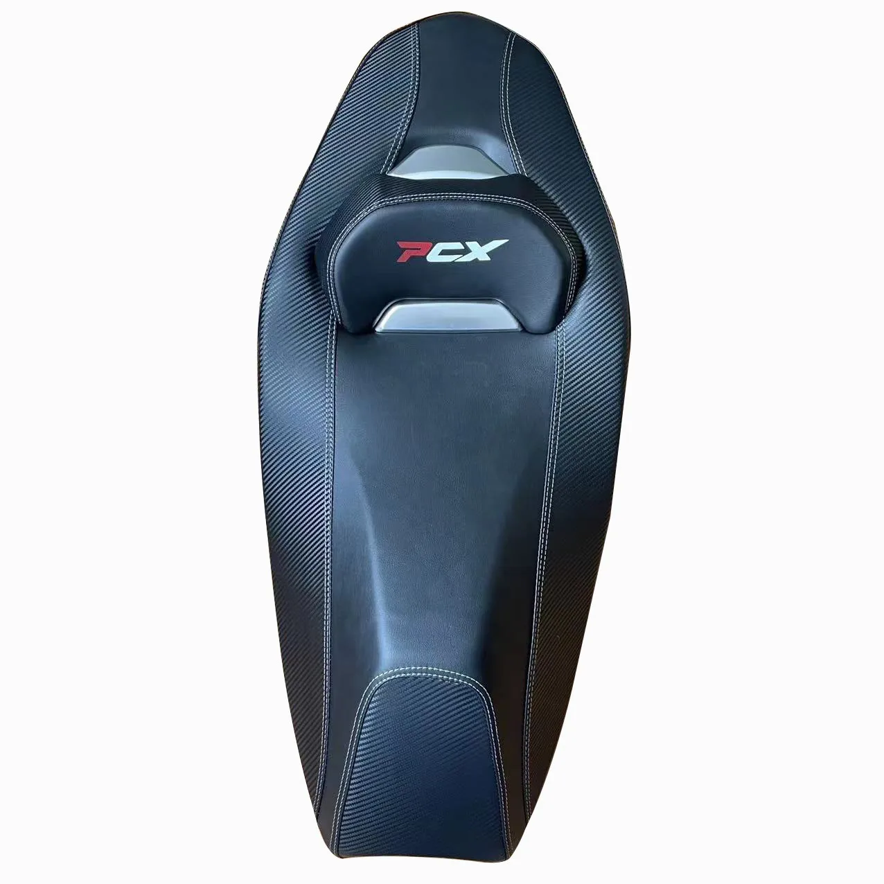 

Motorcycle Seat Cushion Pcx160 Spare Part Whole Seats Pcx160 Waterproof Silver Black with Backrest for pcx 160 2018-2024