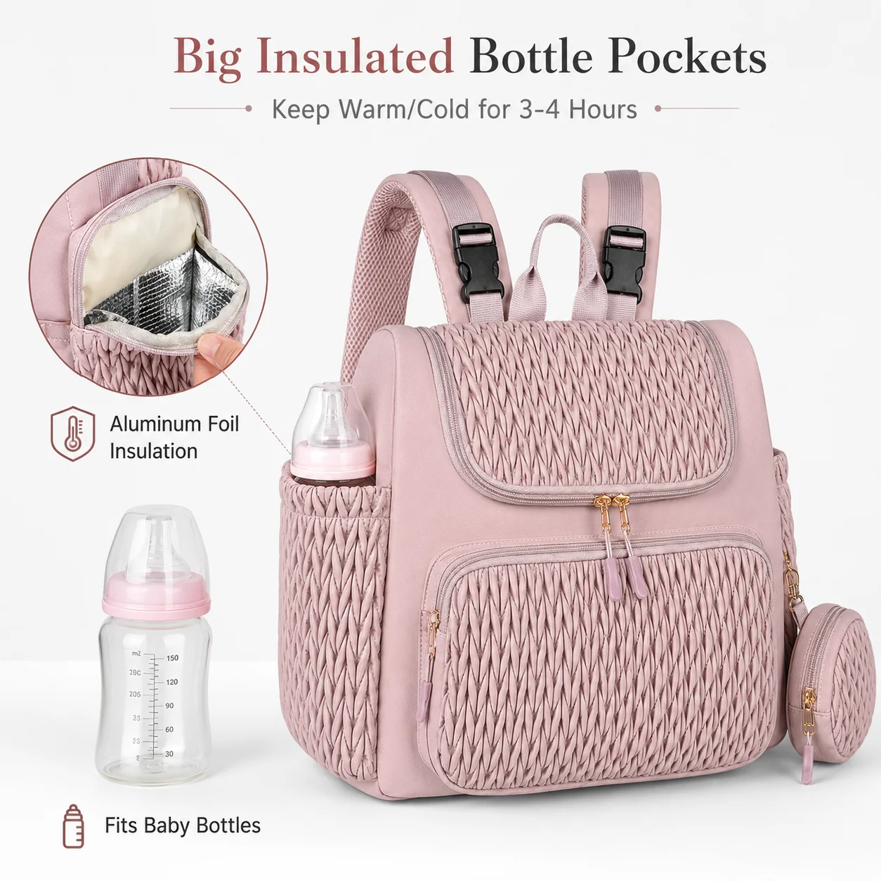 Large Capacity Diaper Bag Back - Women Bags Pk recension och pris