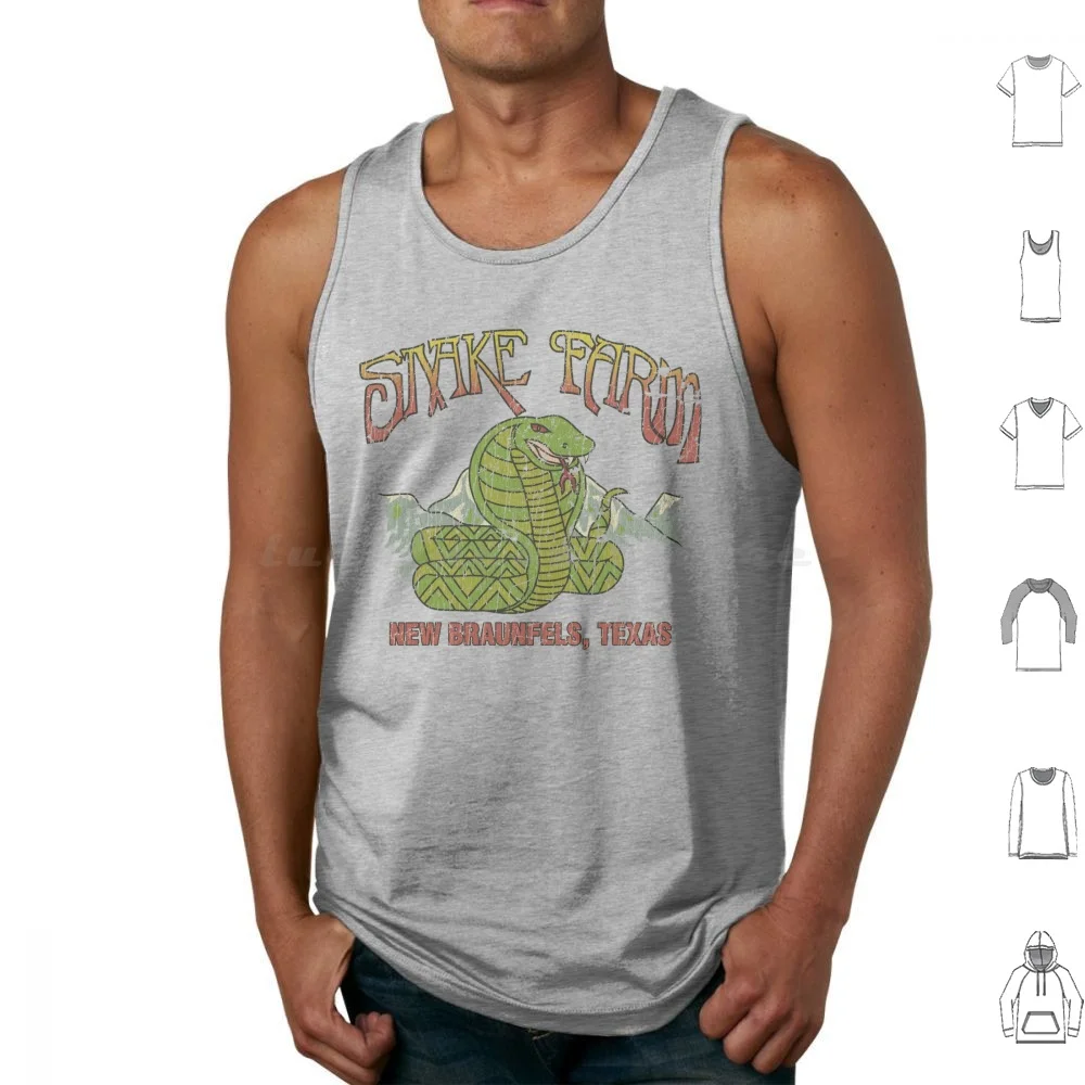 Snake Farm 1967 Tank Tops Print Cotton Reptiles Reptile Snake Snake Lover Reptile Lover Snake Road Trip Travel New