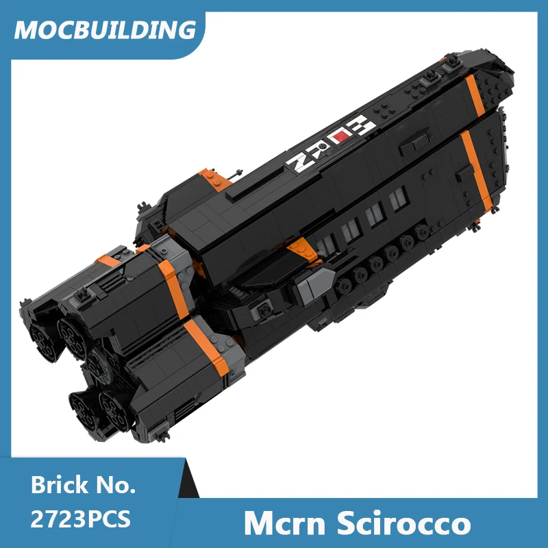 MOC Building Blocks Mcrn Scirocco Model DIY Assembled Bricks Space Series Educational Creative Display Toys Xmas Gifts 2723PCS