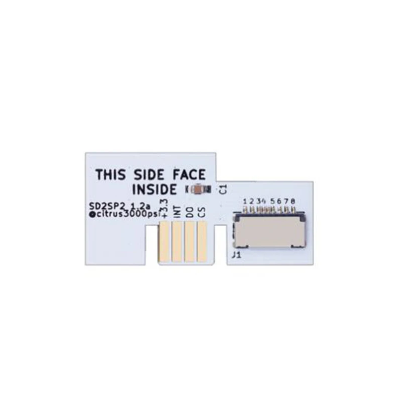 NGC 게임 큐브 SD2SP2 SDLoad SDL 마이크로 SD 카드 어댑터, TF 카드 리더기, 로트당 1 개