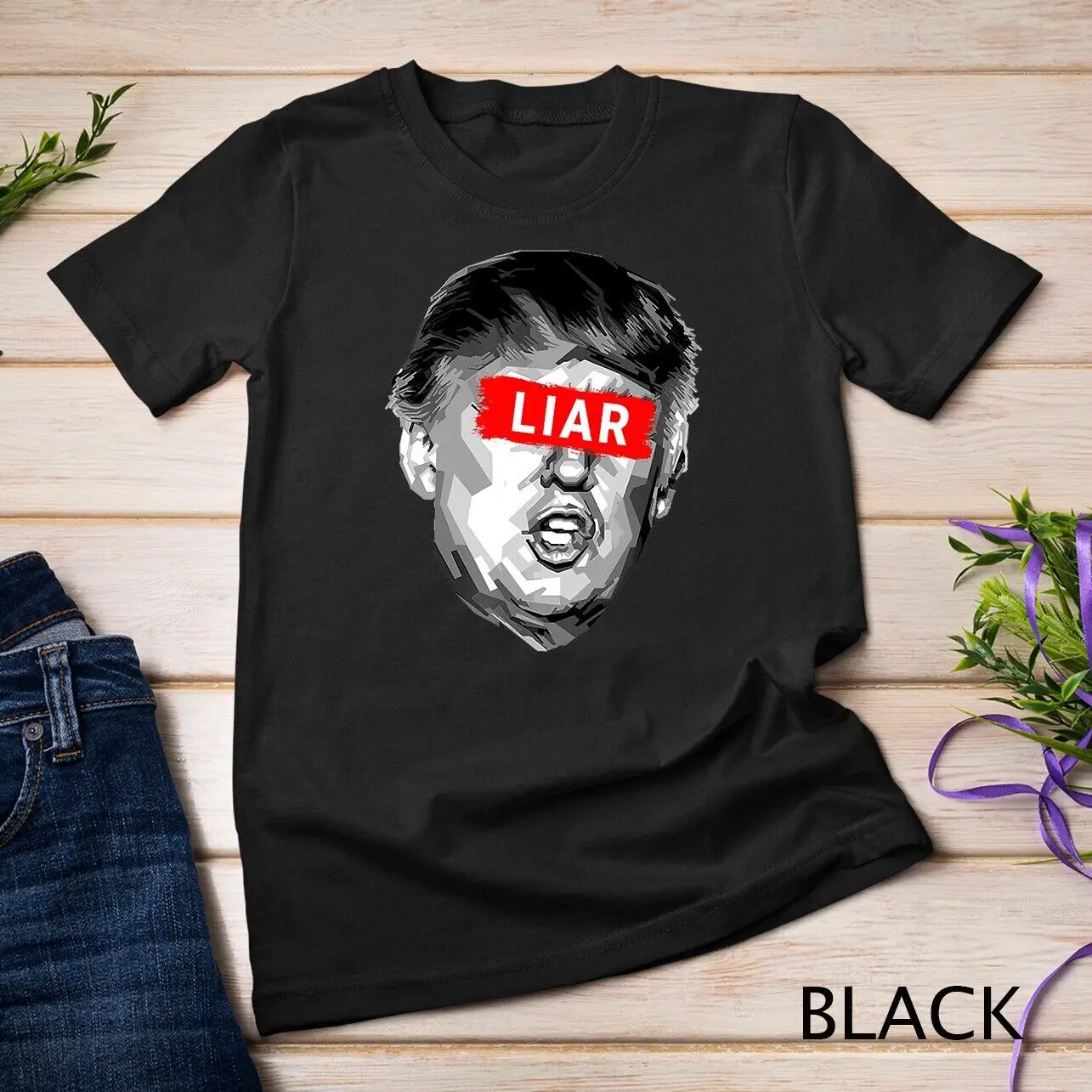 Funny Trump Liar 2024 Election T-Shirt Unisex T-shirt