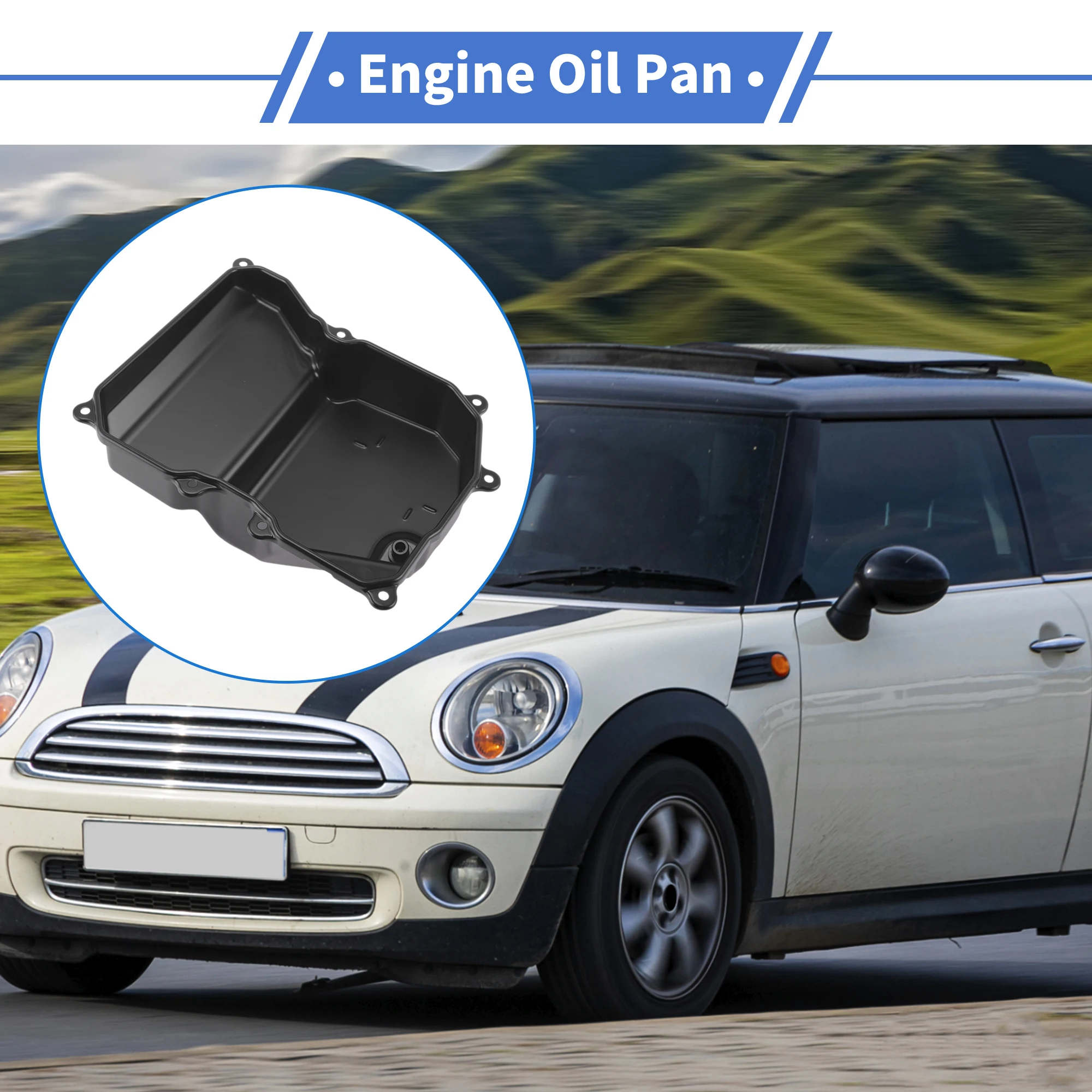 

UXCELL 1 шт. No 35106TFA120/24117566354 Масляный поддон двигателя для Mini Cooper 2007-2015 Iron