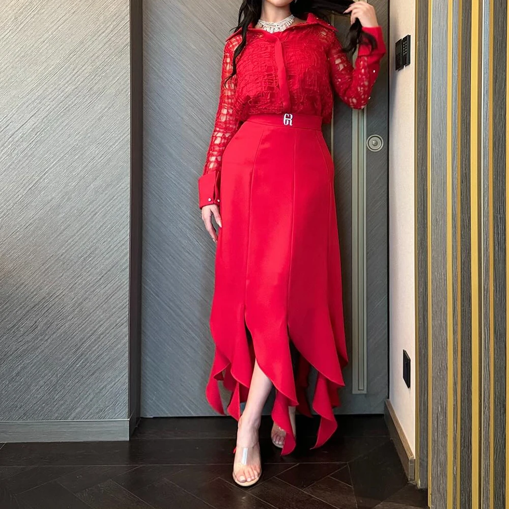 

Customized Temperament Straight Ankle Length Scoop Long Sleeves Pleats Evening Dress Classic Photo Color платье вечернее