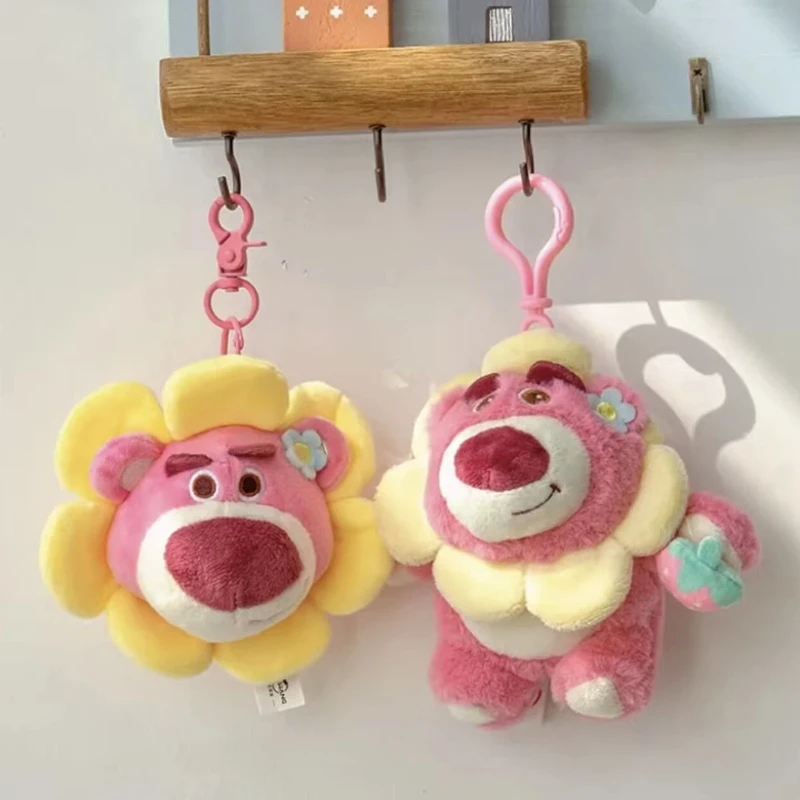 

Мягкий плюшевый брелок Potdemiel Disney Stitch с цветочным декором, маленькая плюшевая кукла-подвеска для рюкзака, сумки, кошелька, подарок для фанатов