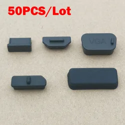 50pcs/Lot Dust Plug USB HDMI VGA DVI Displayport Connector Interface Dust Protector Cover Dustproof Stopper For Laptop Accessori