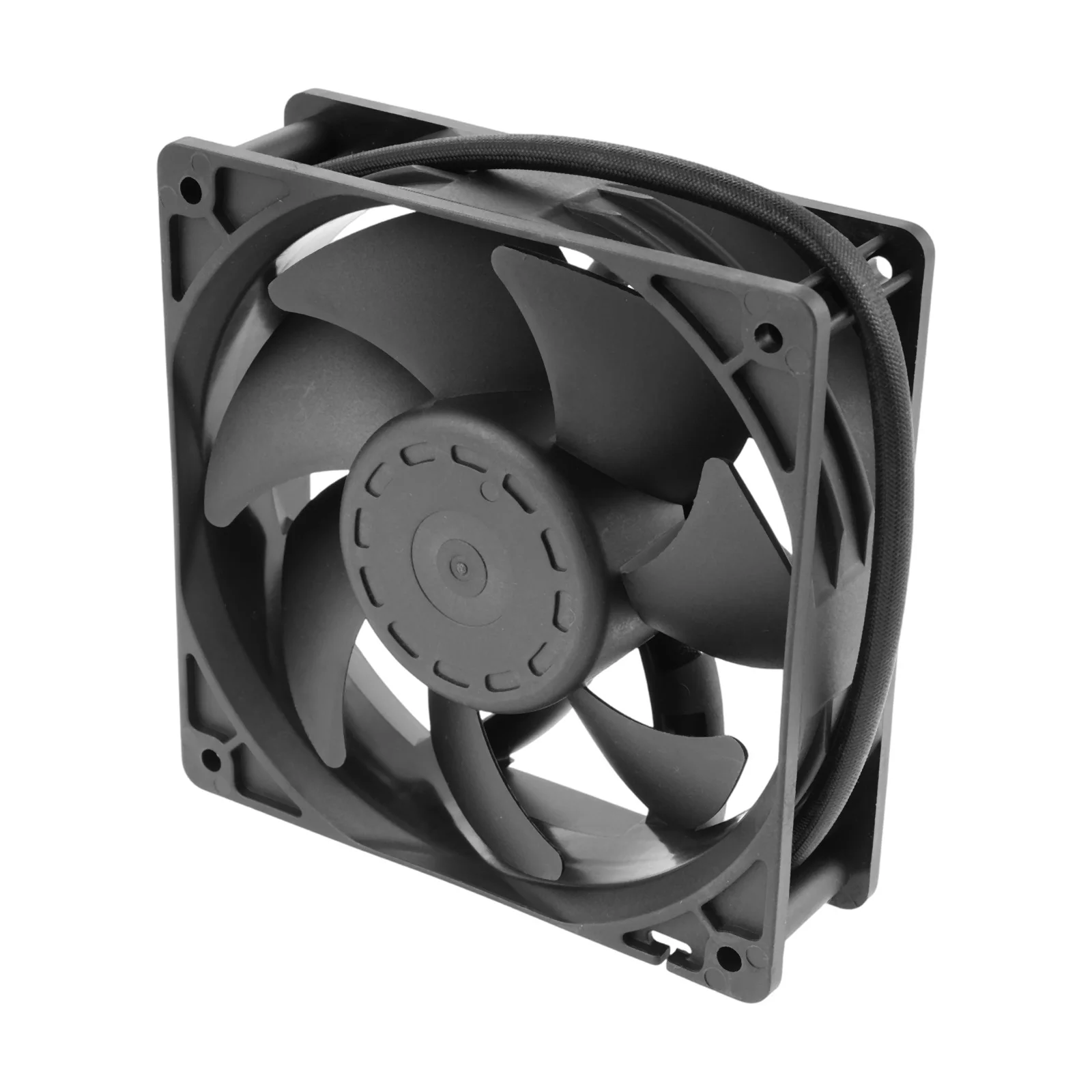 1Pc Cooling Fan Versatile Voltage Compatibility Ball Bearing Airflow 118 CFM For Electrical Enclosures Cooling Server Cabinets