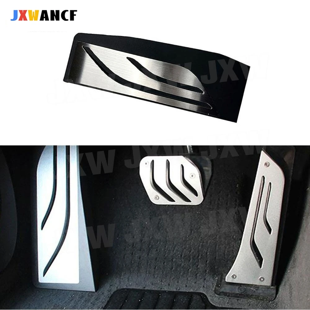JXWANCF Stainless Steel Rest Area Foot Pedals Parts LHD RHD For BMW 3 Series F30 2013-2019 Automobile Pedal Brake Covers