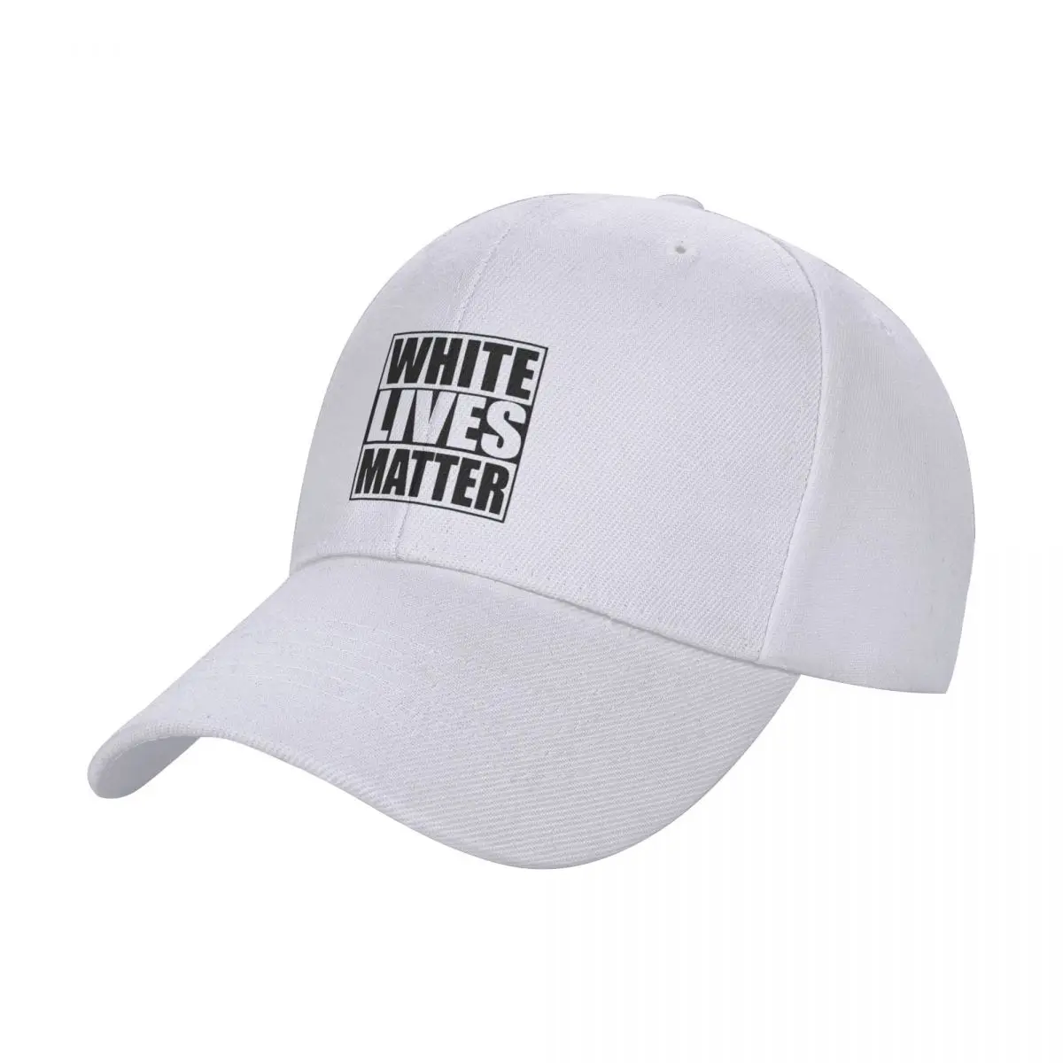 Camisas White Lives Matter Black Lives Matter Baseball Cap Snapback Caps Sun Hats Color Visor Hats