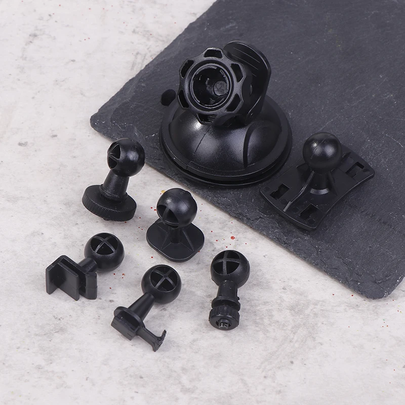 Car Suction Cup For Dash Cam Holder Vehicle Video Recorder With 6 Types Adapter Car Drive Recorder Bracket Suction Cup Base