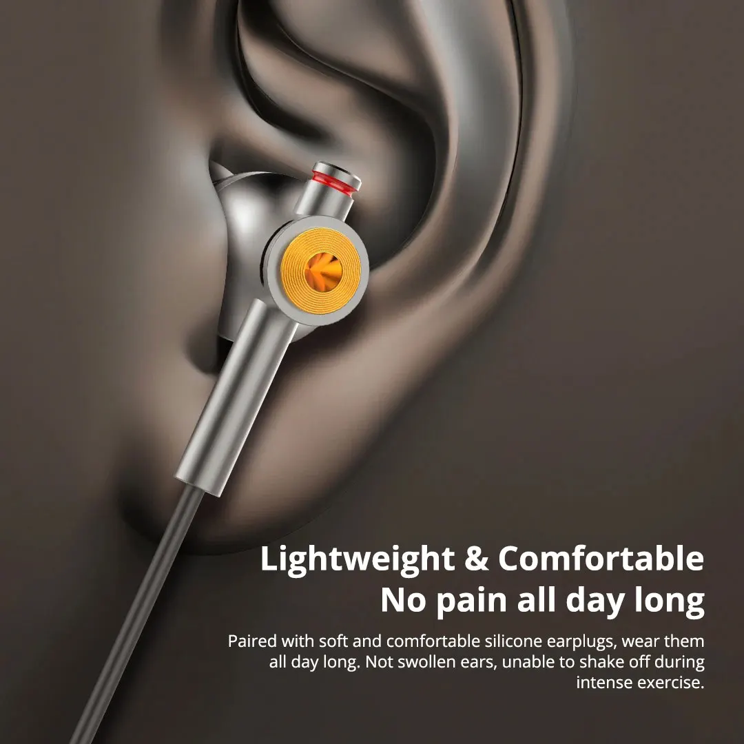 EARDECO 3.5 ملم/typec سماعات رأس سلكية باس سماعة داخل الأذن الألعاب ياربود الرياضة الموسيقى السلكية سماعة أذن مع هيئة التصنيع العسكري ستيريو