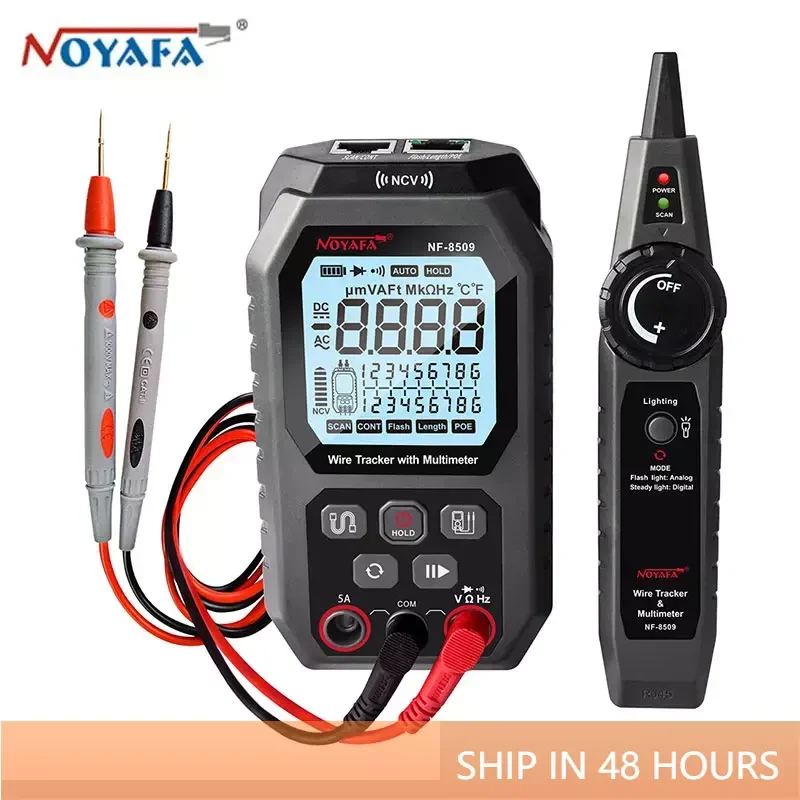 

NOYAFA NF-8509 Two-in-one Multimeter Tester Network Line Cable Finder POE Wire Cable Tracker Electrical Tools For Electricians