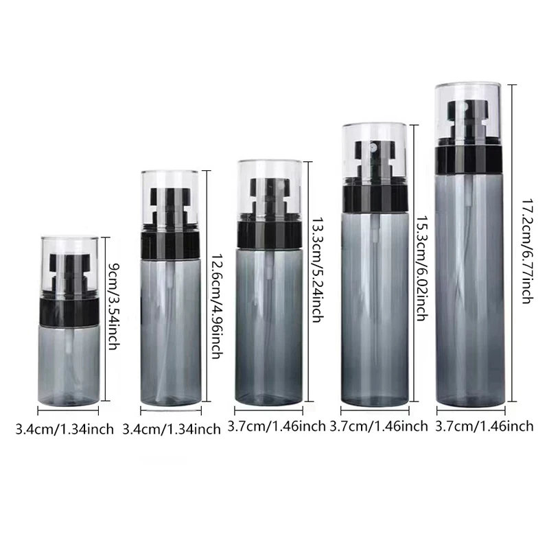 Sprühflasche, feiner Nebel, Unterabfüllung, Reise, tragbar, kleine Kosmetikflasche, 30 ml, 60 ml, 80 ml, 100 ml, 120 ml