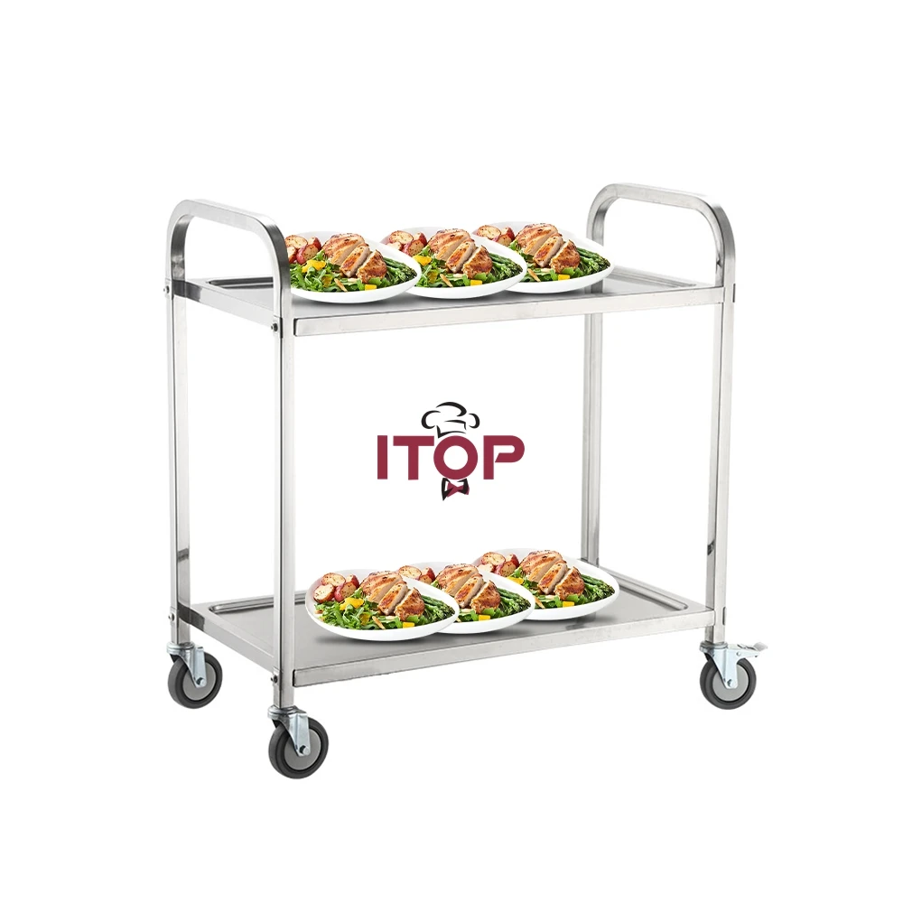 

Готель Ресторан Нержавеющая сталь Gn Pan Пекарня Поднос Стойка Тележка