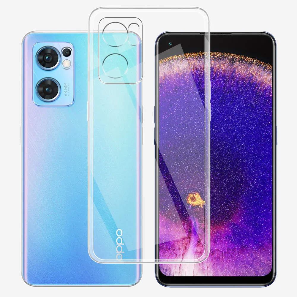 For OPPO Find X5 Lite Case Clear Silicone Soft TPU Phone Case Cover For Oppo Find X5 Funda For Find X5 Pro Transparent Coque