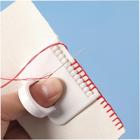 2pcs Sewing Guide Template Kit for Consistent Stitches – 3mm Spacing Precision Sewing Tool for Fabric Embroidery & Leathercraft