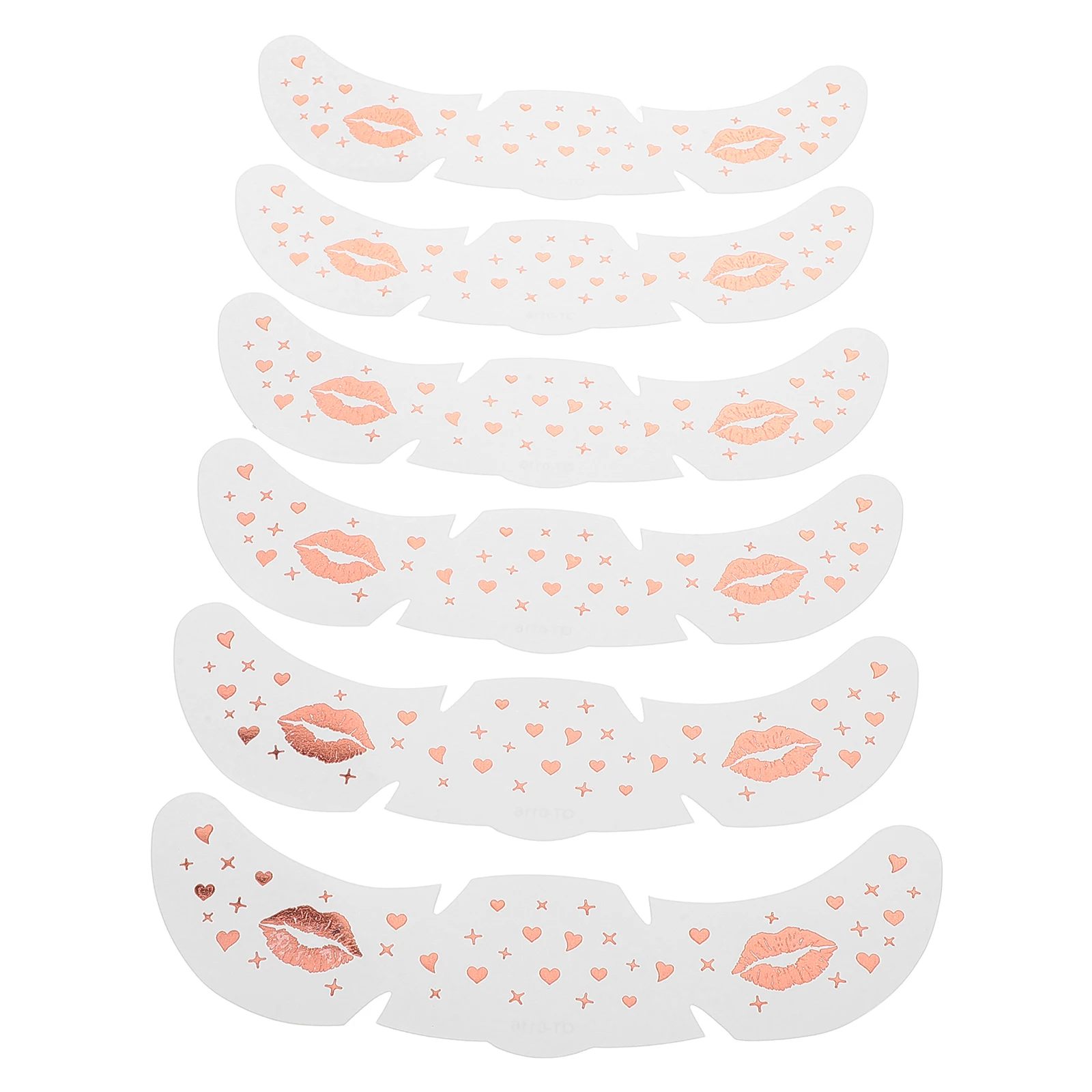 

6 Sheets Tattoo Stickers Glitter Freckles Makeup Face Women Freckle Makeup Sparkle Valentine Party Accessories