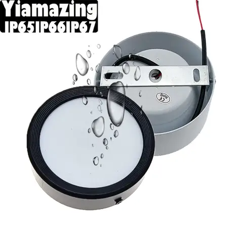 IP66 220V 울트라 얇은 IP65 IP67 LED 통 야외 방수 표면 탑재 욕실 5W 7W 9W 12W 15W 18W 벽 천장 조명
