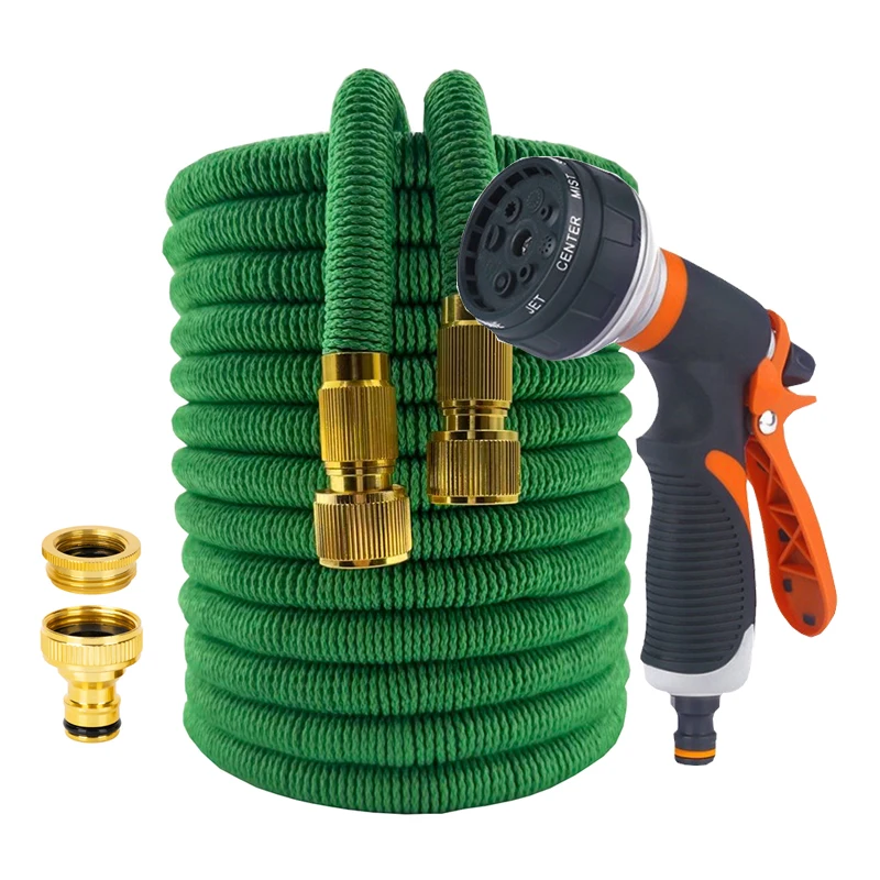 

Flexible Garden Hose Expandable Magic Water Pipes Home Garden Daily Watering Tools High-Pressure Car Wash Cleaning Water Gun