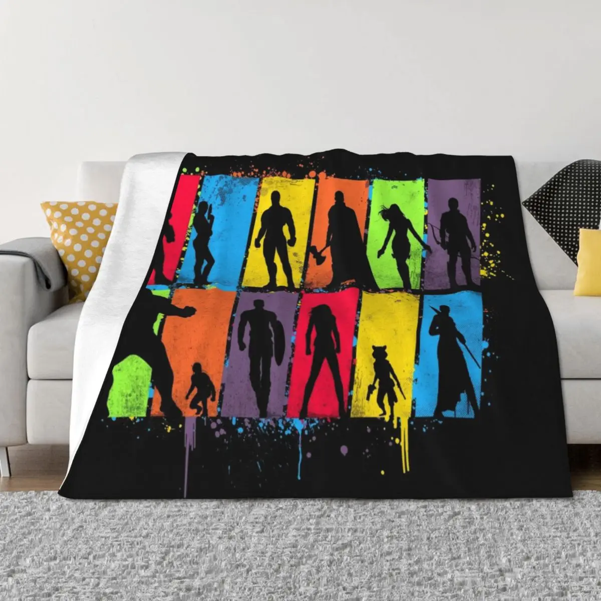 

Whatever It Takes - Superhero shirt Throw Blanket Blankets For Bed Baby Picnic anime Blankets