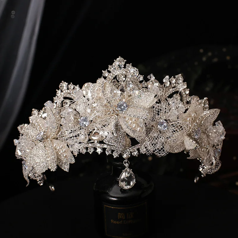 جديد الزفاف الفاخرة حزام الجبين سلسلة فستان الزفاف النمذجة الزفاف تاج الزفاف خمر الملحقات