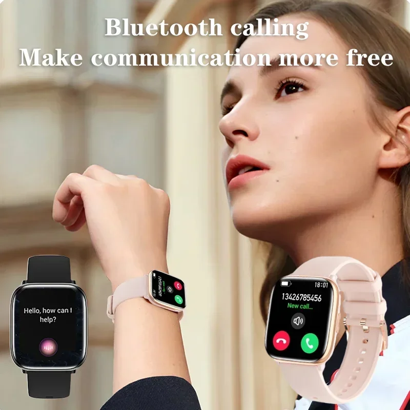 Xiaomi Mijia jam tangan pintar pria dan wanita, arloji Digital panggilan Bluetooth asisten suara pelacak kebugaran Monitor detak jantung