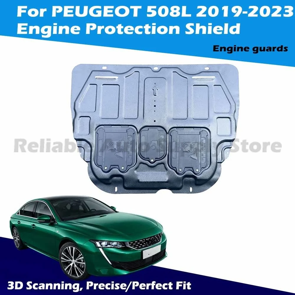 

Защитная пластина нижней части двигателя автомобиля, сверхмощная защита для автомобилей PEUGEOT 508L 2019-2023