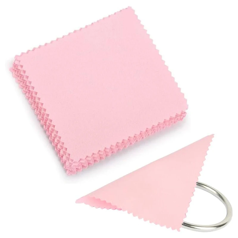 10-50 قطعة قماش تلميع الفضة قماش تنظيف المجوهرات مناديل ناعمة نظيفة غير سامة مزيل تشويه للمجوهرات عملات المعدنية Watcch #1