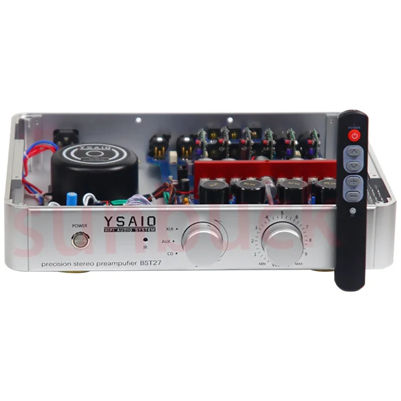 

SUNBUCK BST27 XLR Preamp Circuit Tube With Remote Control HIFI Home Preamplifier Audio
