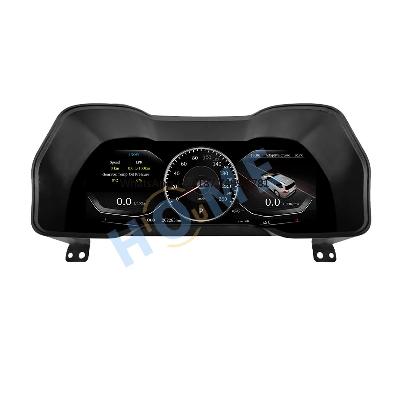 

Car Dashboard LCD Display Screen Linux System 12.3 Inch Speedometer New Digital Instrument Cluster for .4Runner 2010-2022