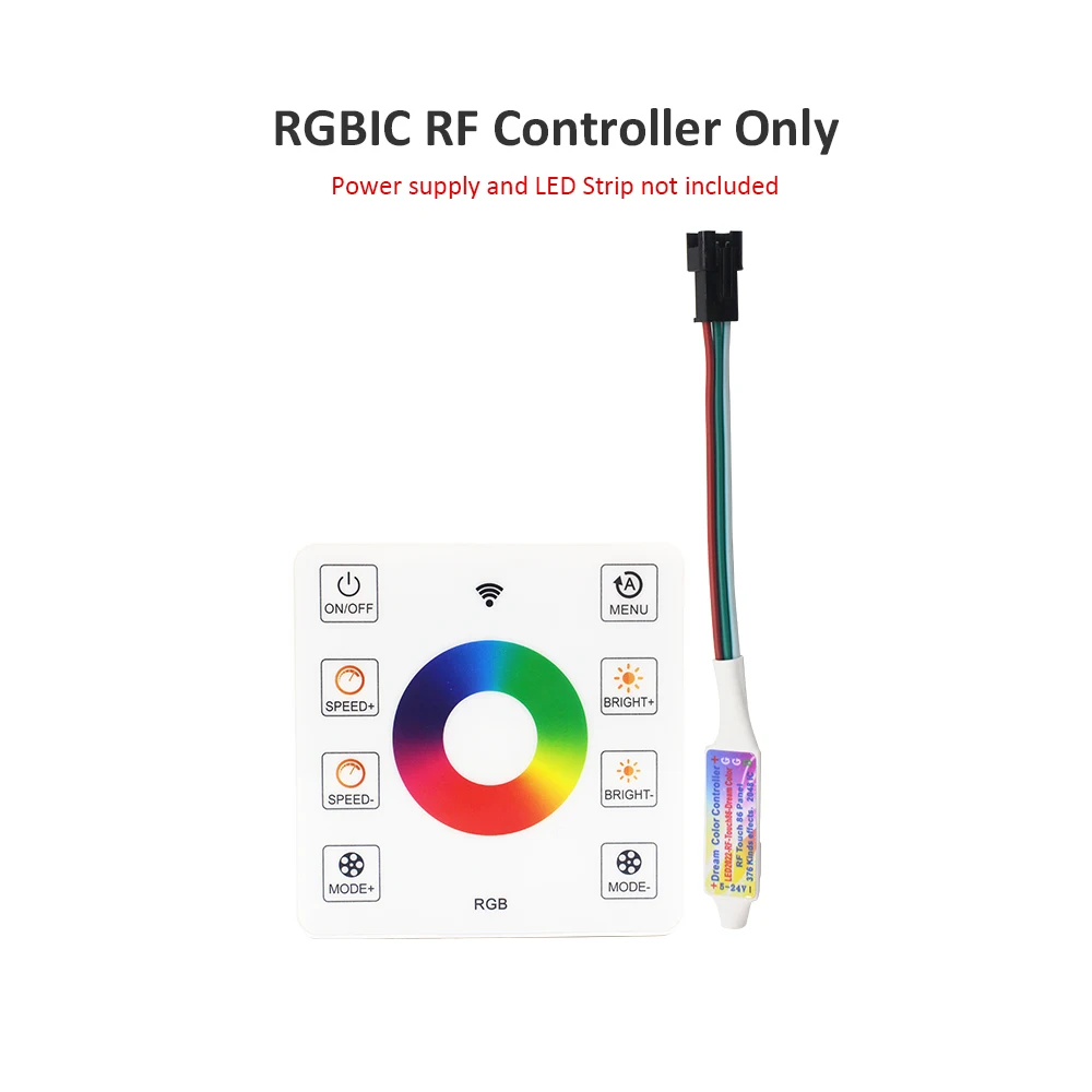 MJJC 5M 10M 20M RGBIC Pferderennen LED-Lichtstreifen 24V WS2811 Pixel Flex Ribbon Fließendes Wasserdurchflussband Lampe Drahtlose Fernbedienung 7