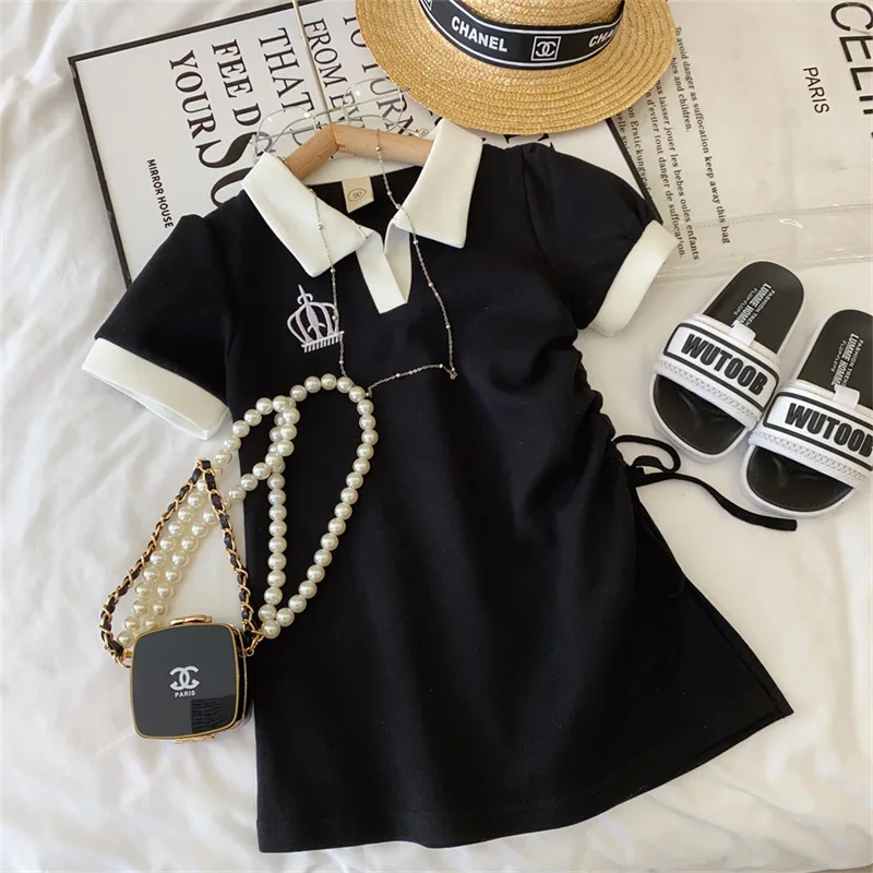 قمصان وفساتين للأطفال ، ملابس كاجوال للأطفال ، ملابس رياضية ، فتيات ، صيف ، 5 ، 6 ، 7 سنوات ، جديد ، ، ، ، #2