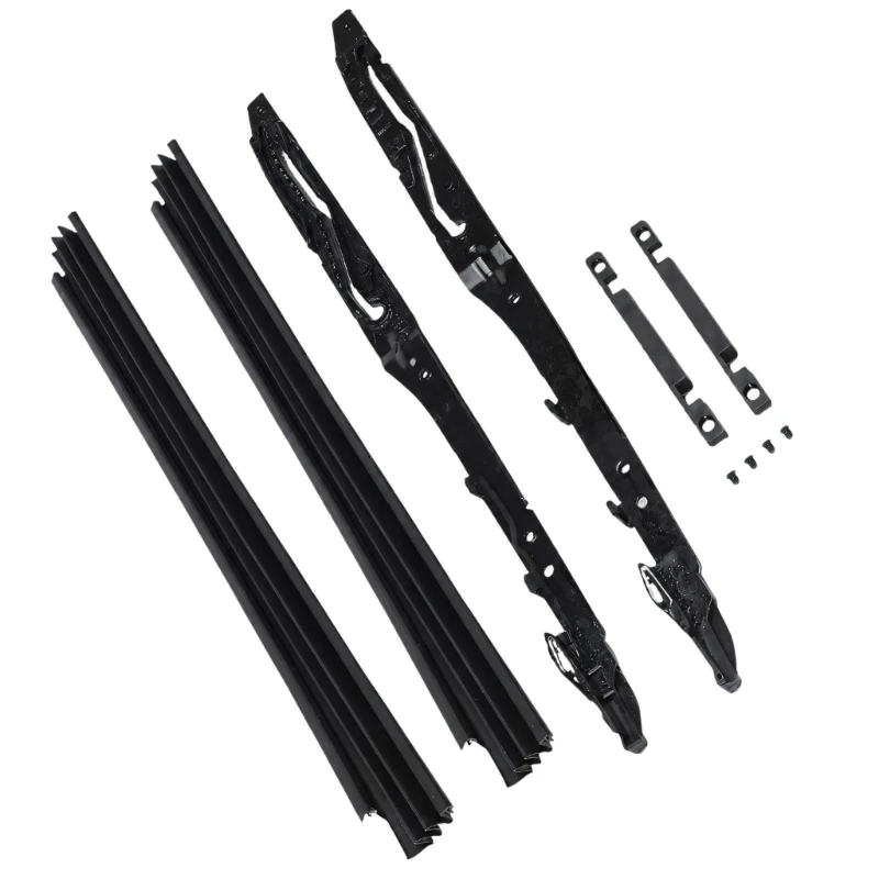 Direct Replacement Sunroof Guide Rails and Side Deflector Set FL3Z-1651070-D
