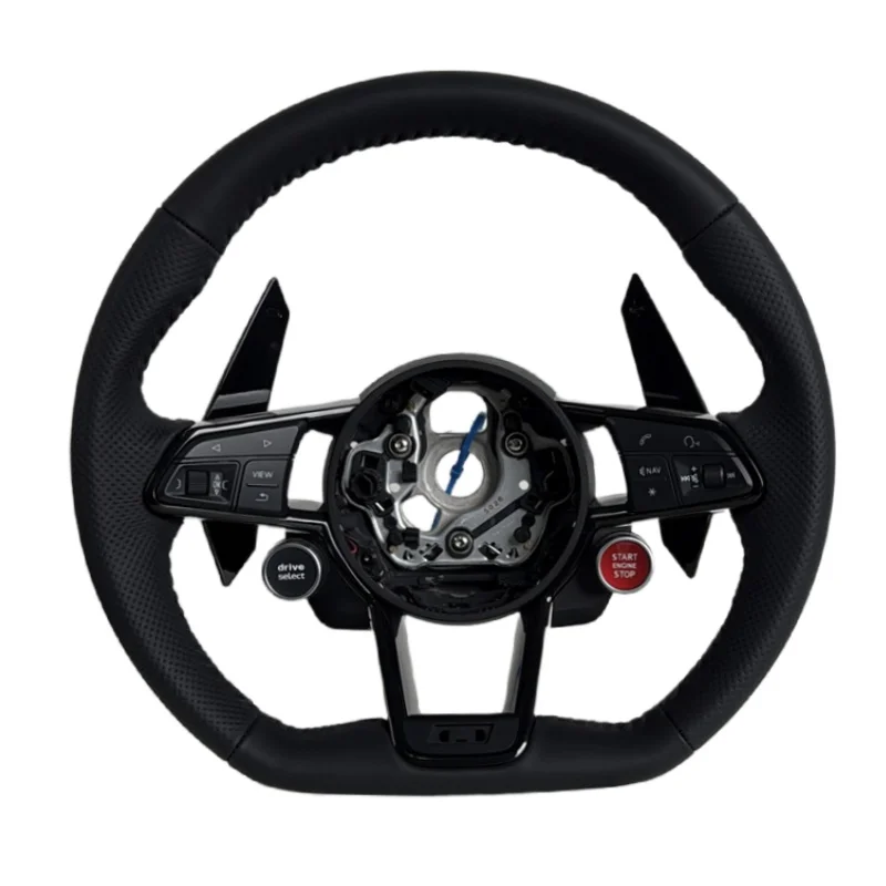 

For Audi Custom Upgrade Volant Lenkrad Black Trim Leather Sport Steering Wheel Fit A3 A4 A5 A6 A7 A8 C7 S8 R8 RS3 RS6 B8 B9 S7 S