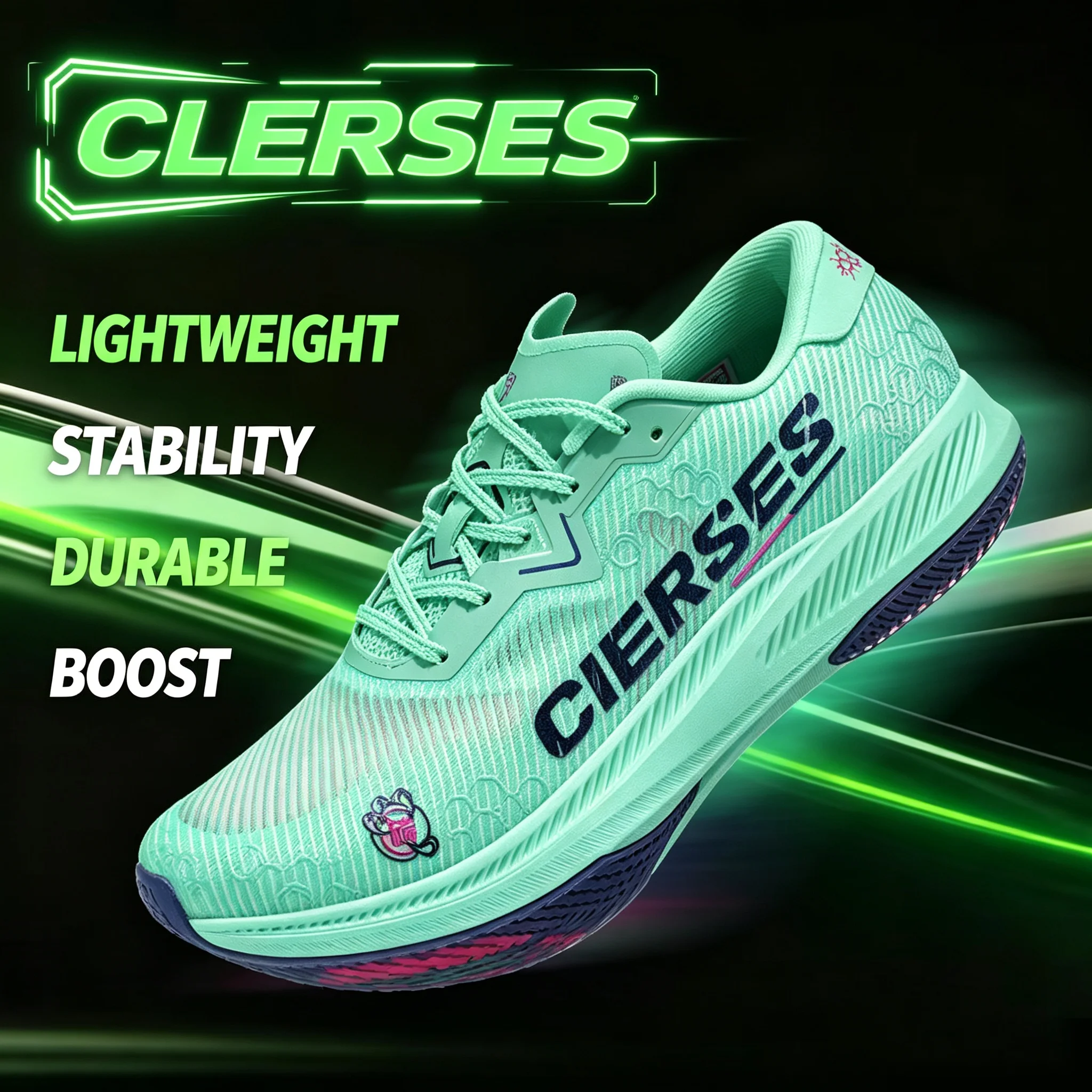 CLERSES Unisex Dragon Claw Full-Length Carbon Plate Running Shoes Marathon Running Shoes Breathable High Rebound Comfortable2440