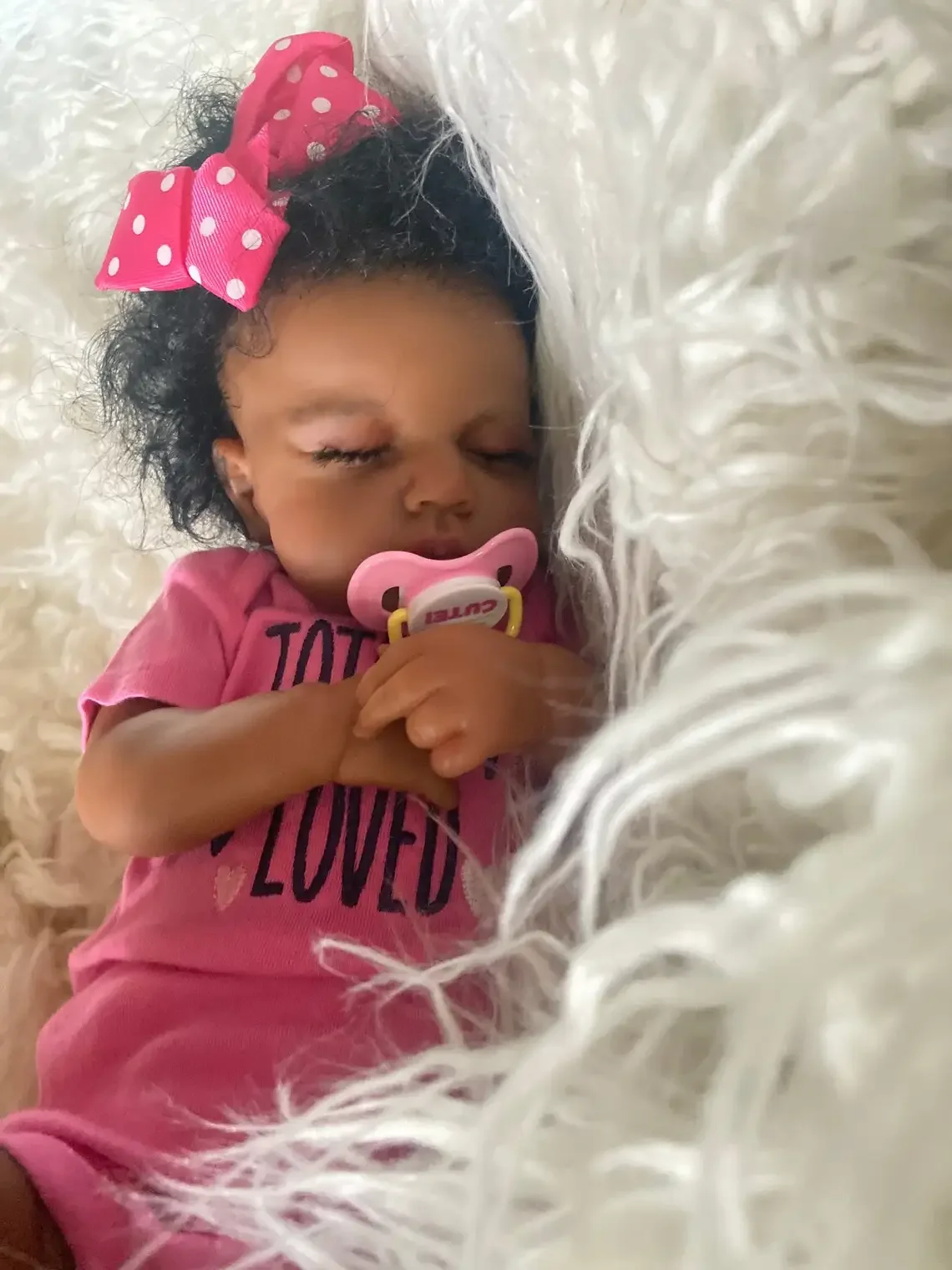 NPK Muñeca Reborn Loulou – Bebé realista piel en 3D