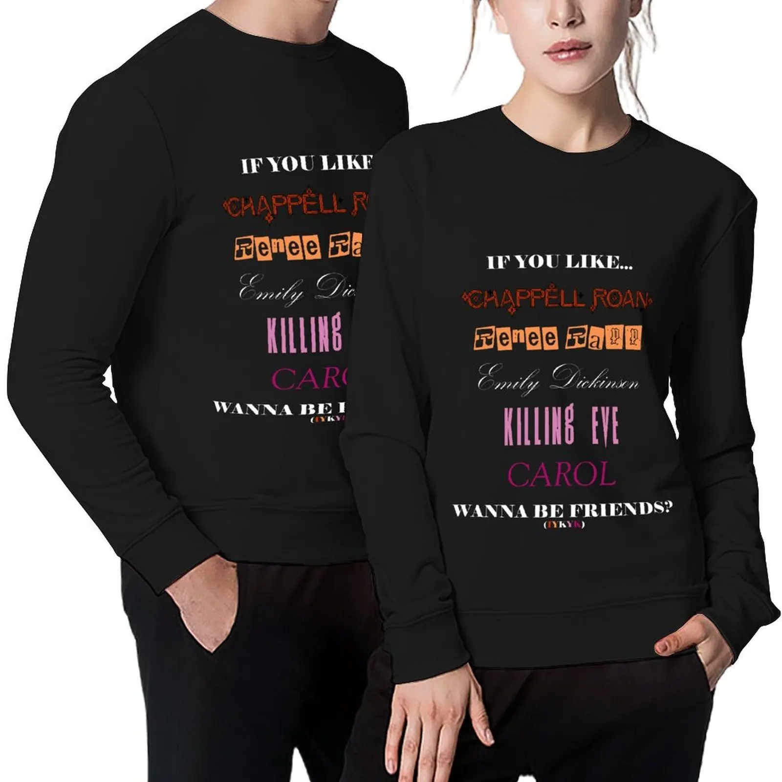 

Sapphic Ladies Pullover autumn new products winter clothes aesthetic clothing clothes for men sweatshirt for men